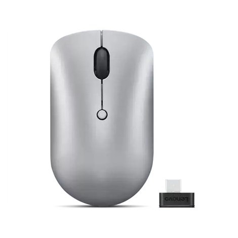 Lenovo | Wireless Compact Mouse | 540 | Red optical sensor | Wireless | 2.4G Wireless via USB-C receiver | Cloud Grey | 1 year(s